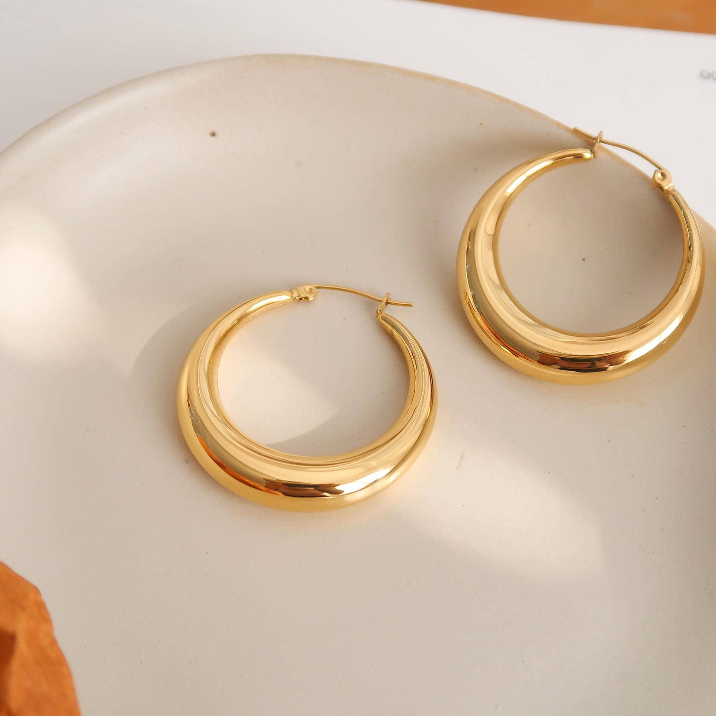 Galene Large Hoop Earrings