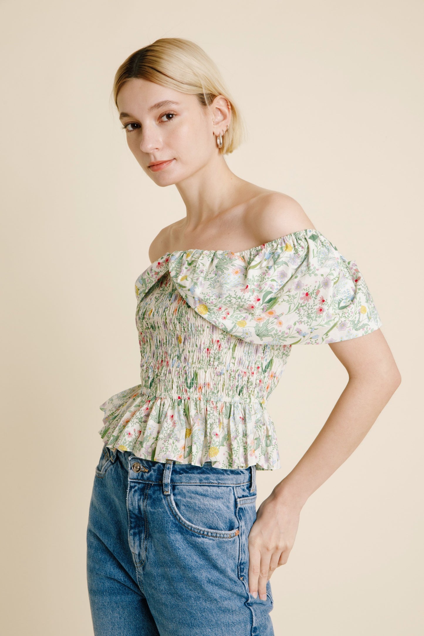 Floral Off Shoulder Top