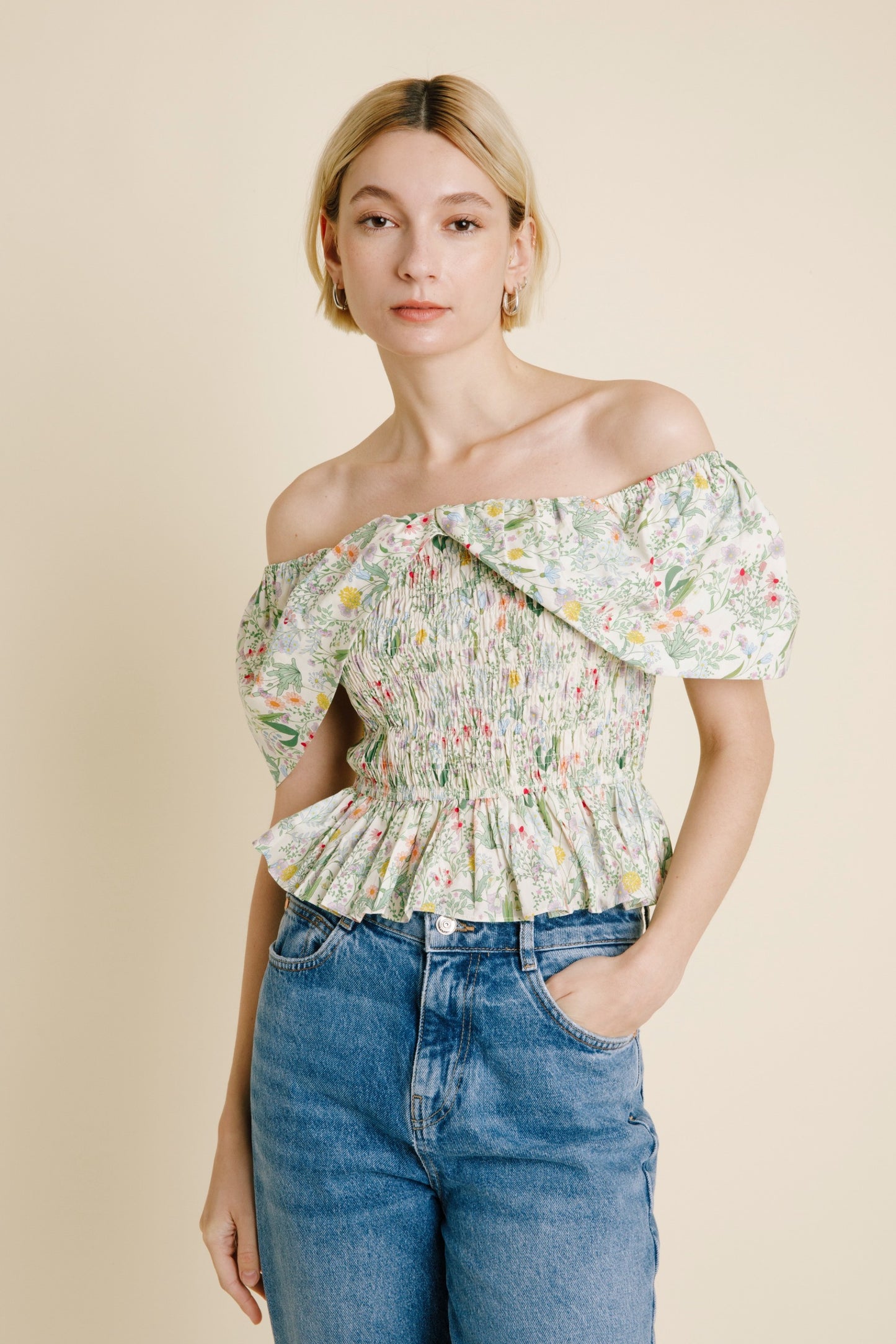 Floral Off Shoulder Top