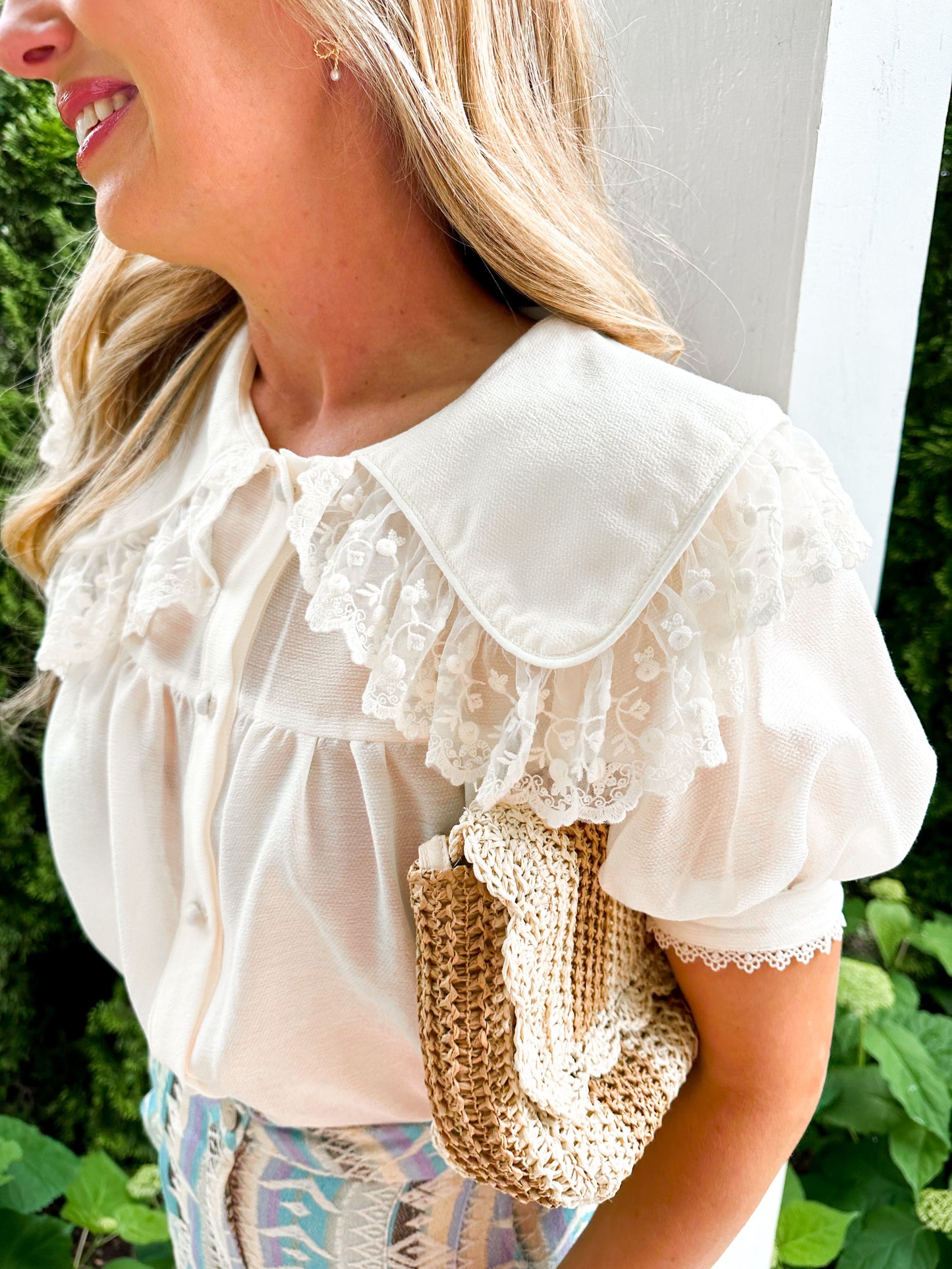 Vintage-Inspired Lace Blouse