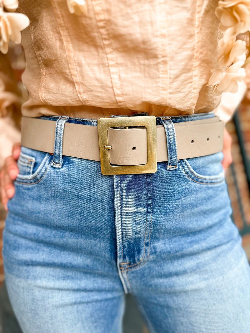 Square Buckle Belts