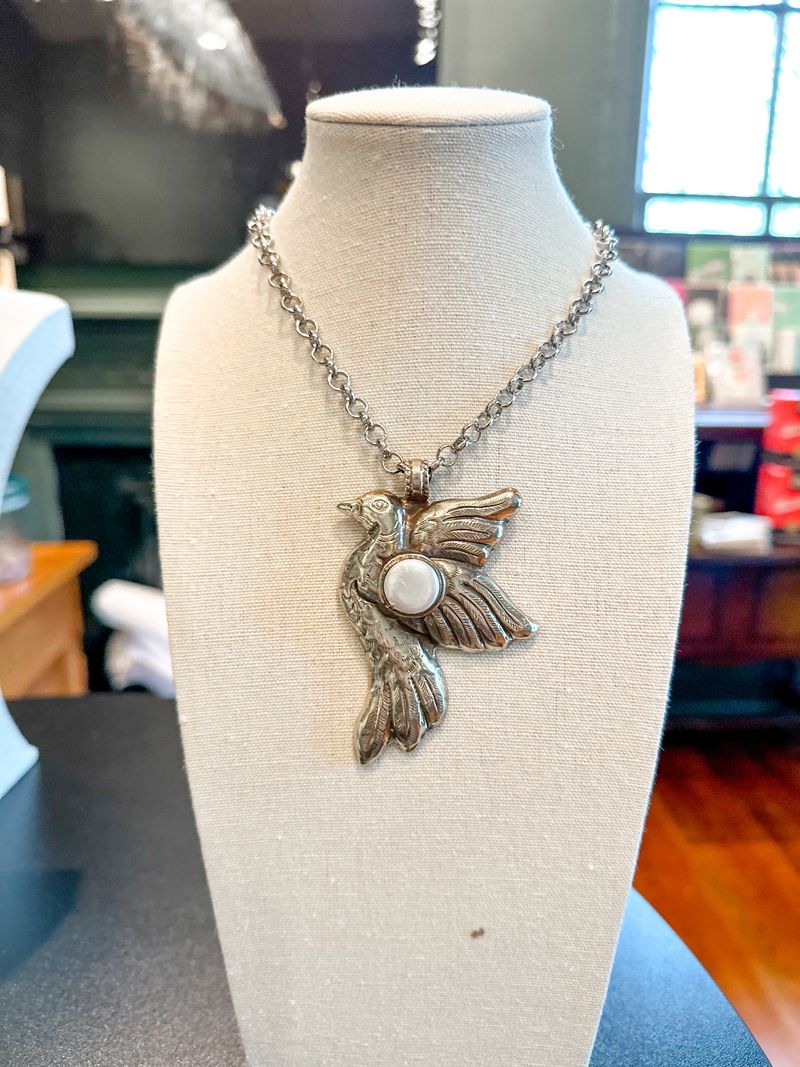 Pearl Bird Necklace